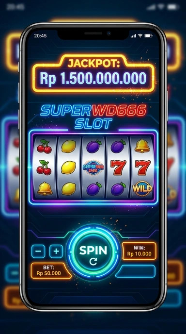 Skrinsut dari proses pengunduhan aplikasi di superwd666 yang mulus.